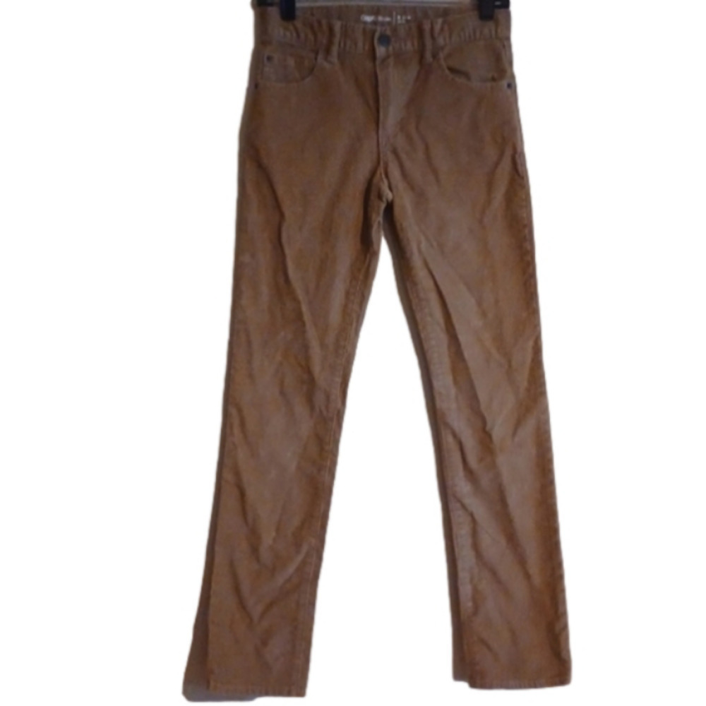 GAP  tan cords for boys/ teens. Size 18 slim, see measurements.  Great condition